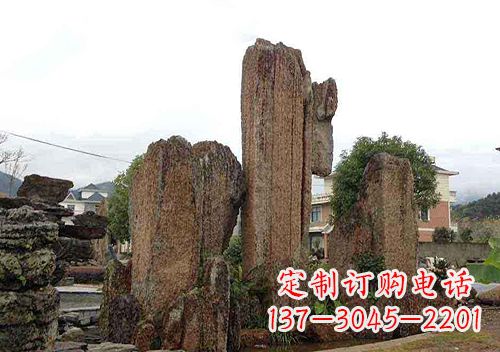 云南石笋石假山
