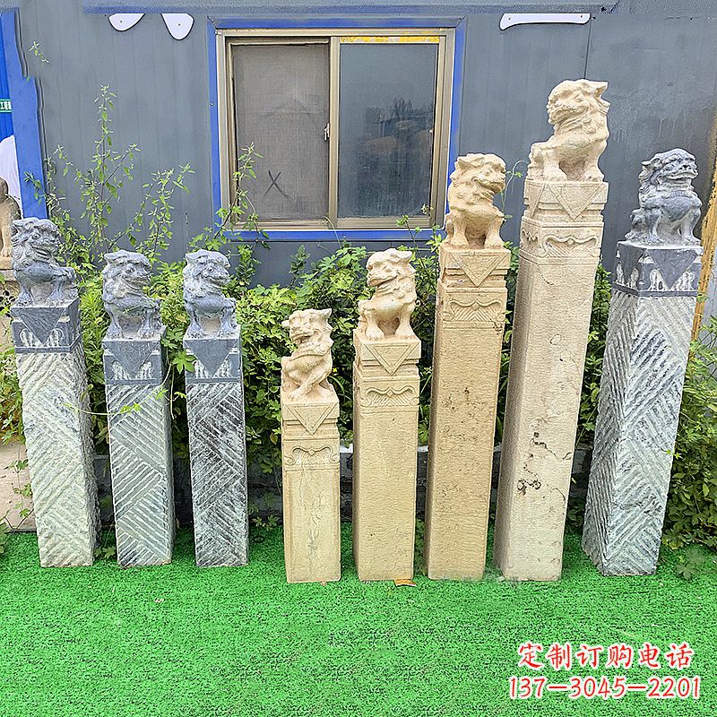云南拴马桩狮子