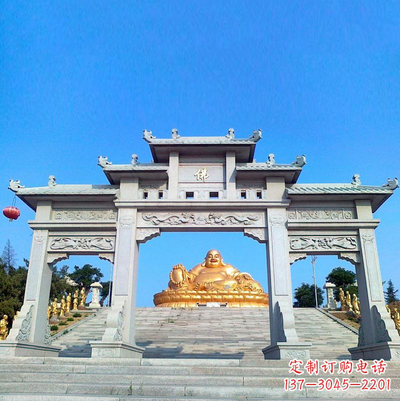 云南寺庙石雕牌坊