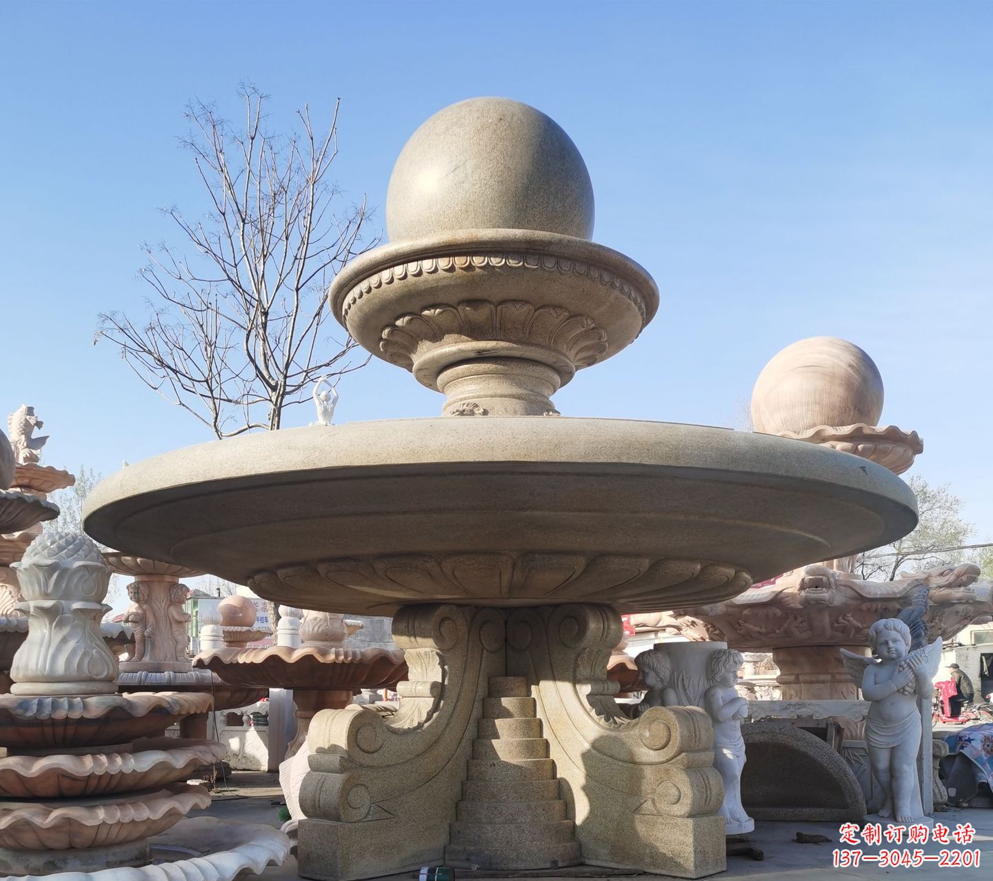 云南松香玉大理石风水球