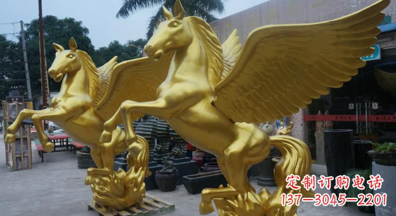 云南铜雕飞马