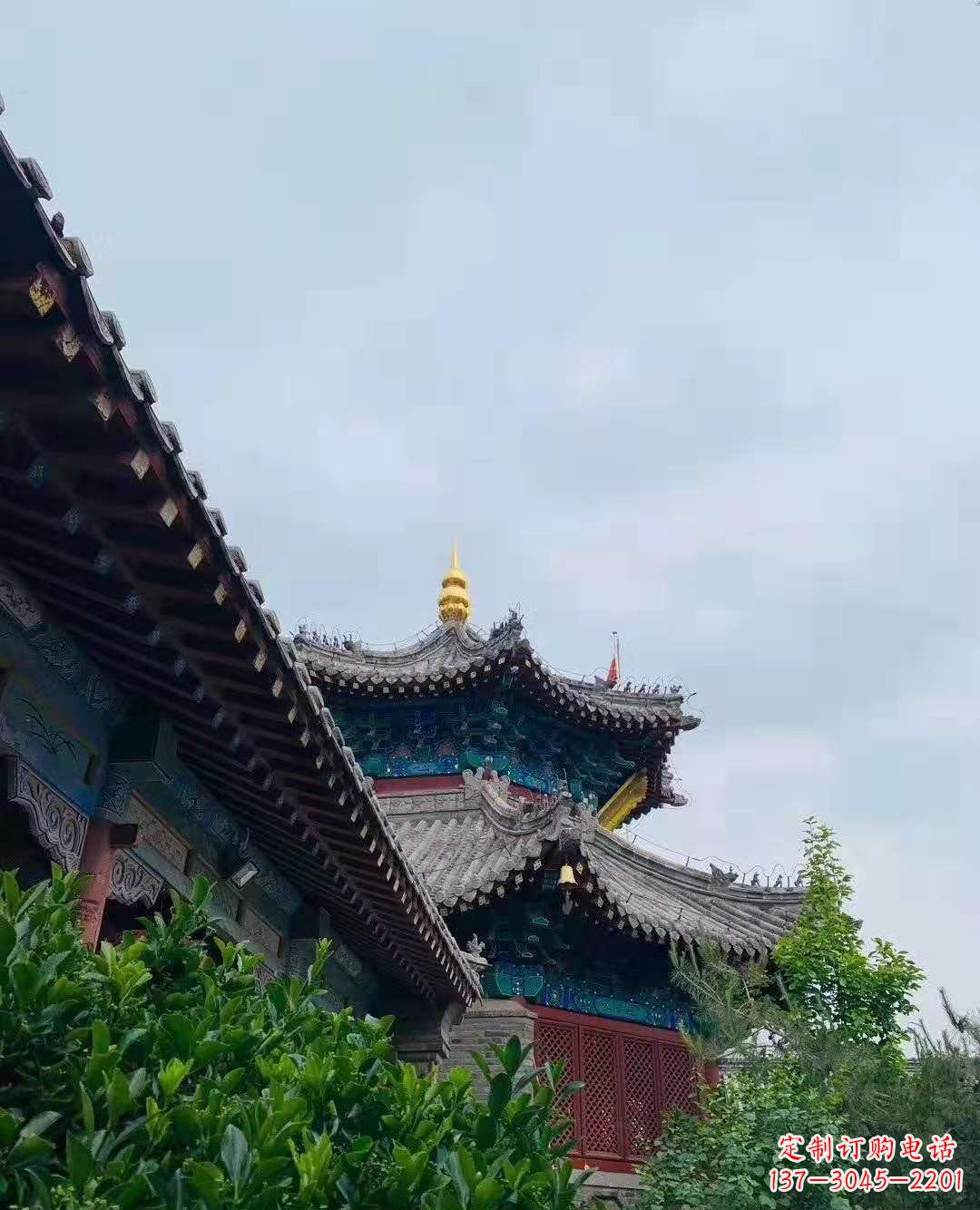 云南铜雕葫芦塔顶寺庙摆件