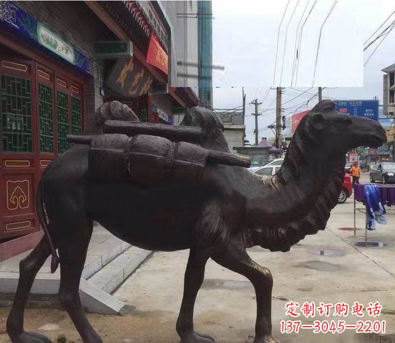 云南铜雕骆驼公园动物雕塑