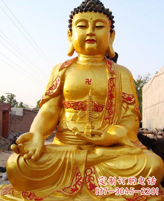 云南铜雕如来