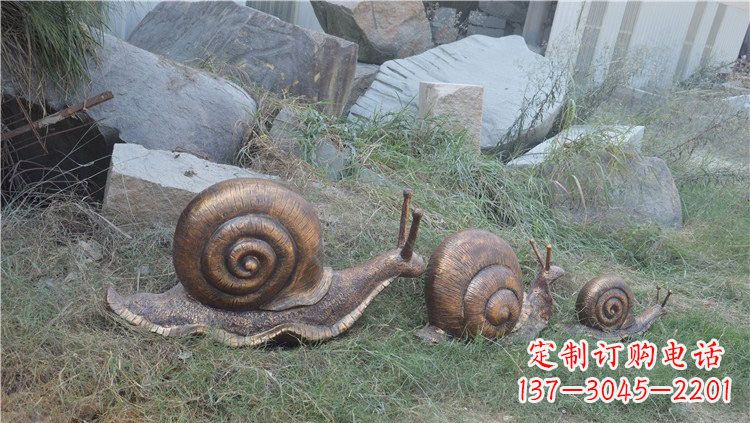 云南铜雕蜗牛