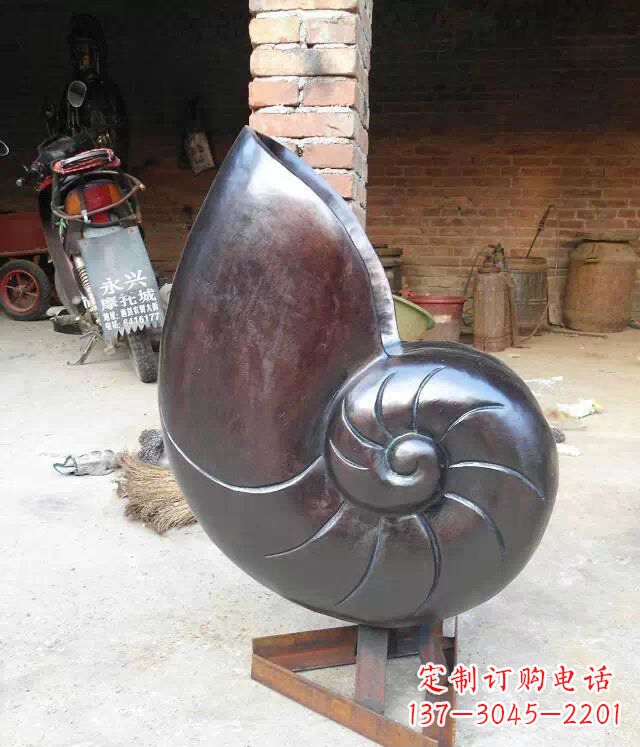 云南蜗牛公园景观动物铜雕