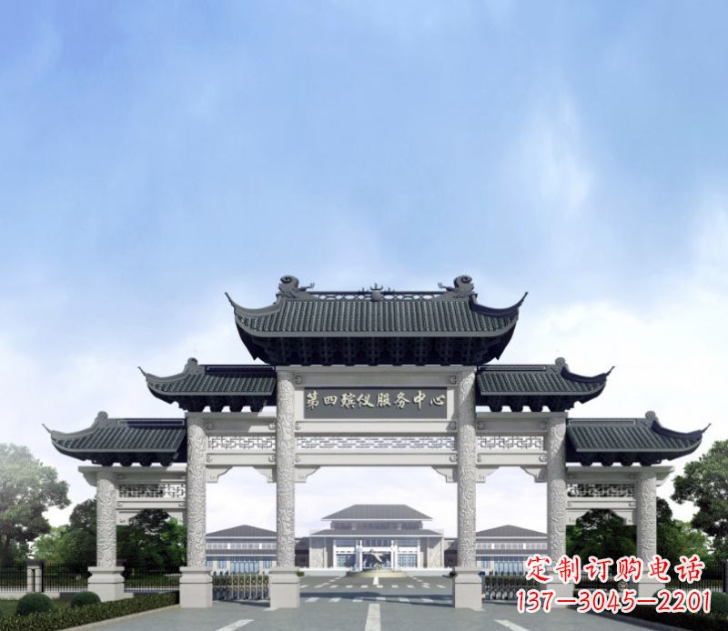 云南五门景观石牌坊