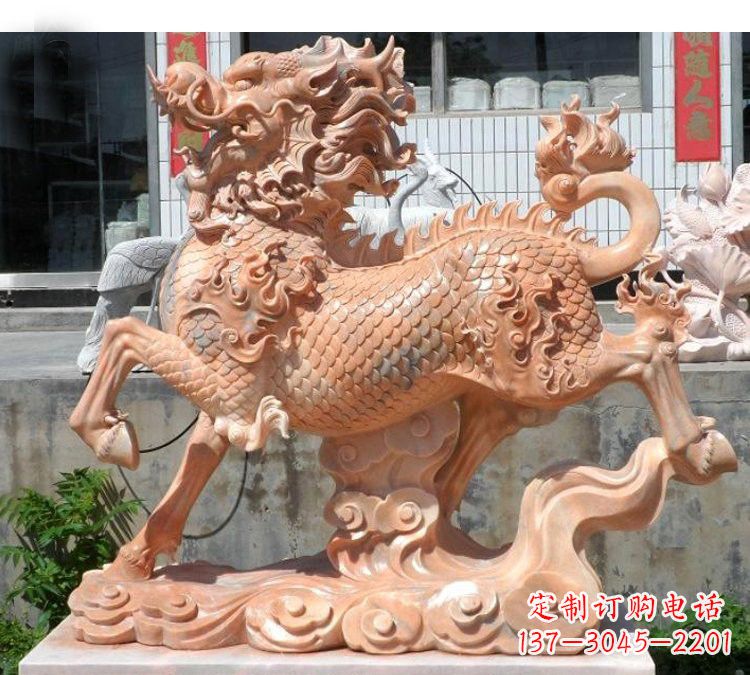 云南祥云麒麟石雕