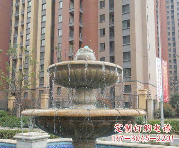 云南小区景观大理石喷泉石雕