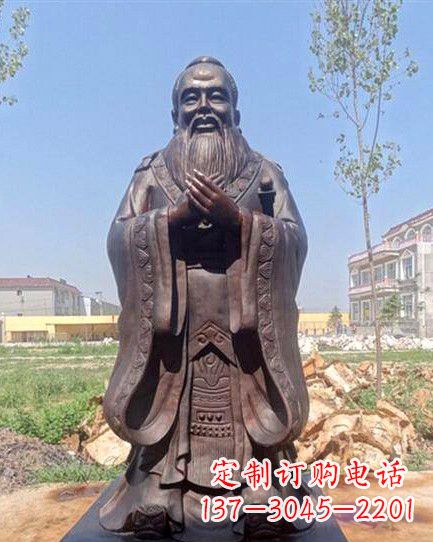 云南校园孔子雕像 (2)
