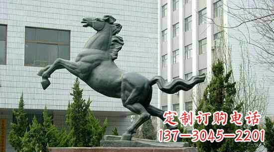 云南校园龙马精神铜雕