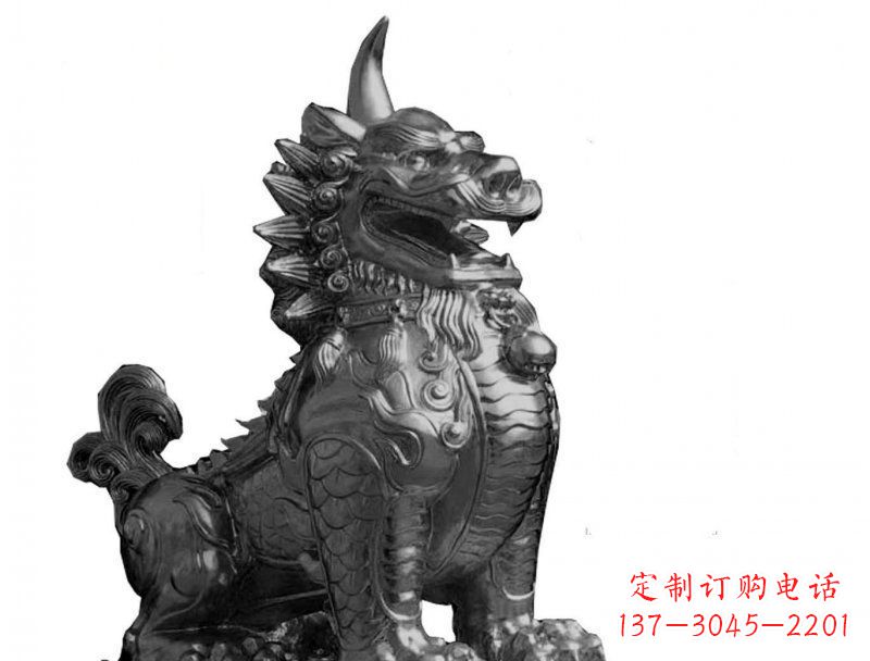 云南獬豸法院景观铜雕