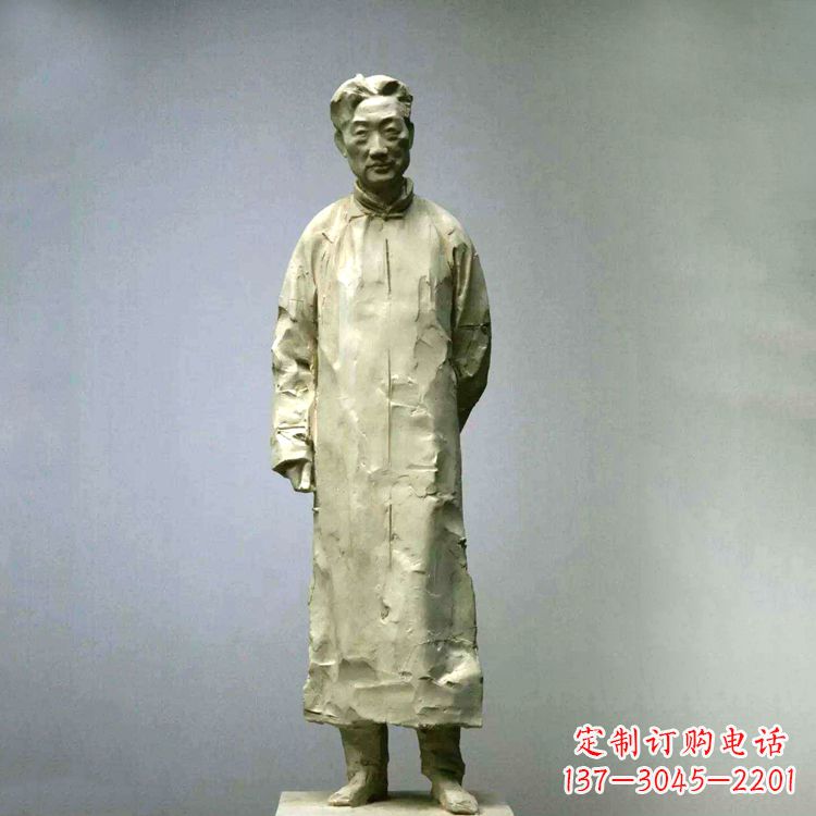 云南徐悲鸿雕塑像石雕历史名人雕像