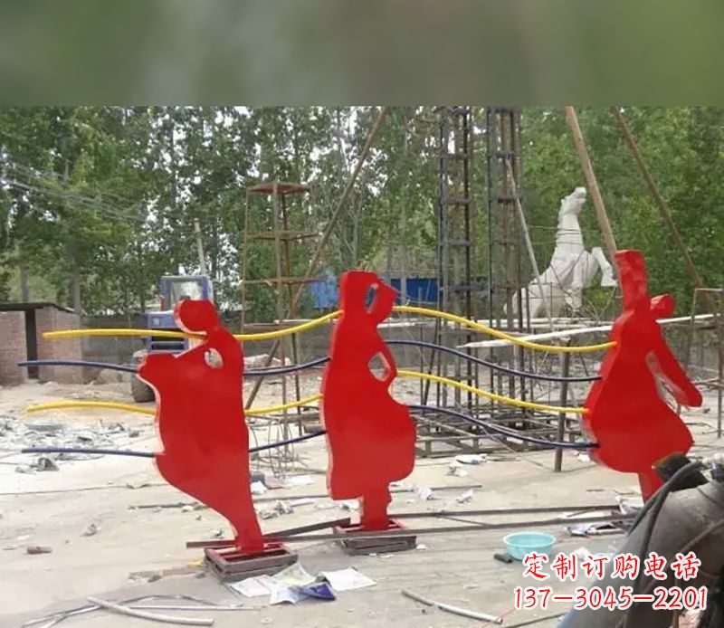 云南音符剪纸雕塑不锈钢