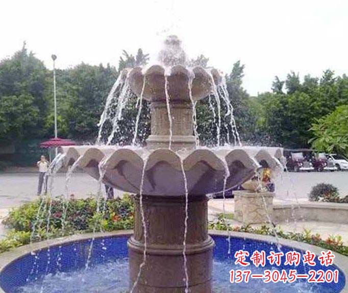 云南园林景观大理石喷泉石雕