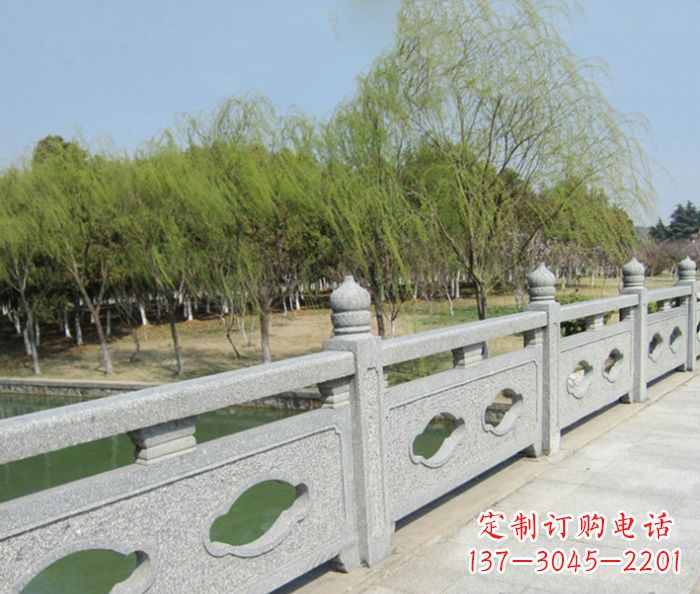 云南园林景观真山桥石雕栏板