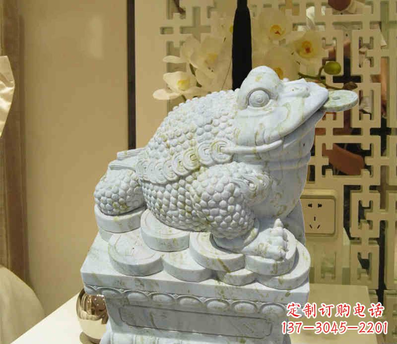 云南招财神兽金蟾石雕