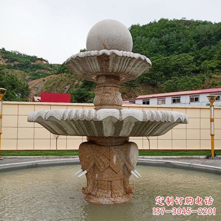 云南中式喷泉石雕