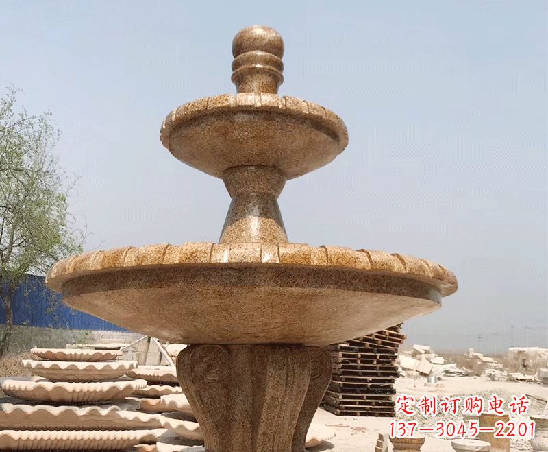 云南中式石雕喷泉