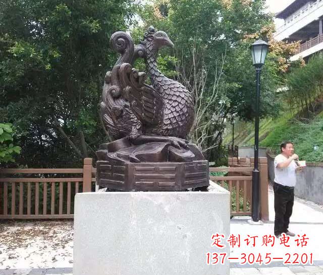 云南朱雀神兽雕塑